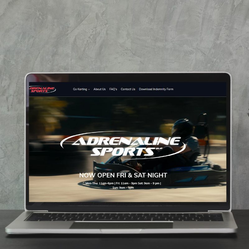 Adrenaline Sports Website